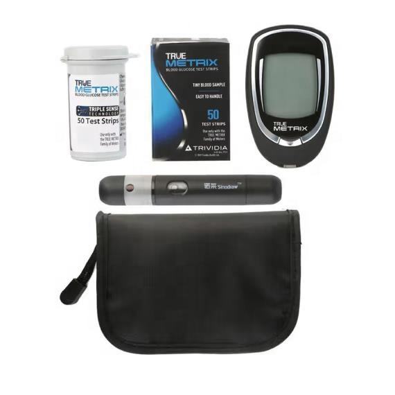 TRUE METRIX Libre 1 2 3 Sensor Blood Glucose Reader Glocometer Monitor Test Strips Paper Measuring Glucometer Device TRUEMETRIX