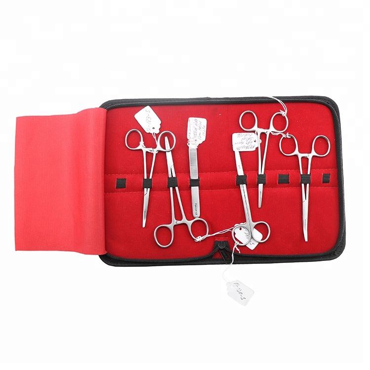 OEM high quality medical supplies single use surgical practice suture kit medical scissors