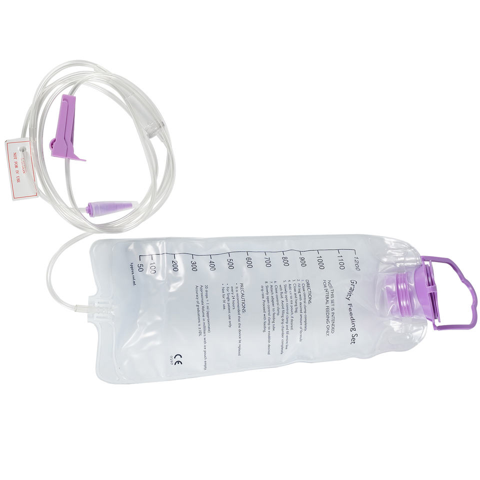 Wholesale Price Intestinal Hospital Supplies Medical Stomach Tube With Guide Wire Feeding Bag