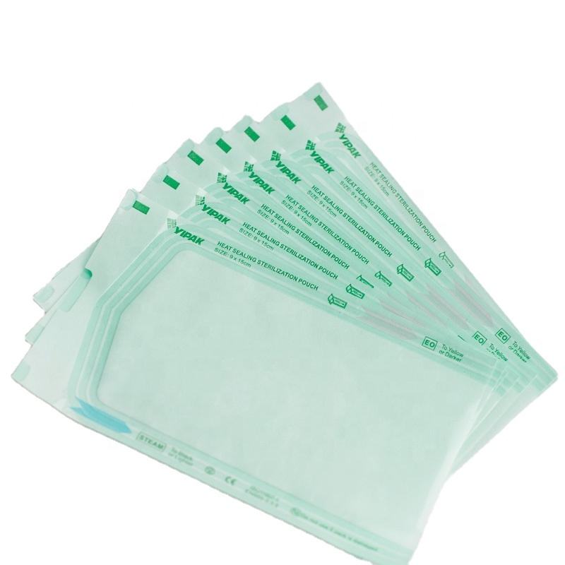 Fcatory supply with best price and quality Disposable pouch for sterilization Heat-sealing Dental sterilization pouches