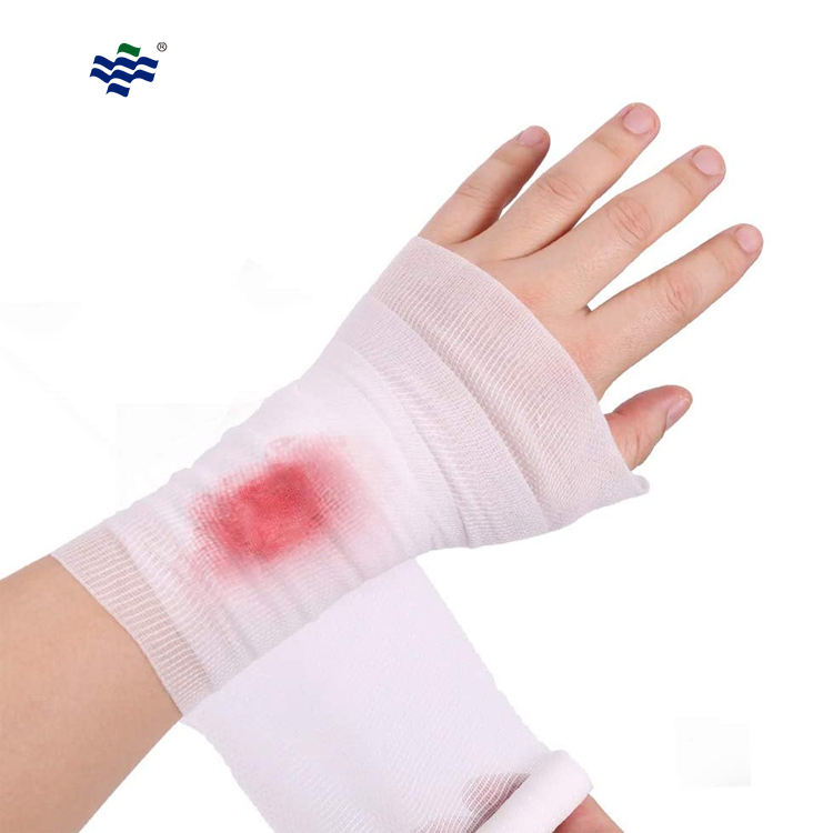 Ticare Medical Sterile Gauze Bandage 4 Inch Stretch Bandage Roll 5 Yards for First Aid Wound Care Supplies