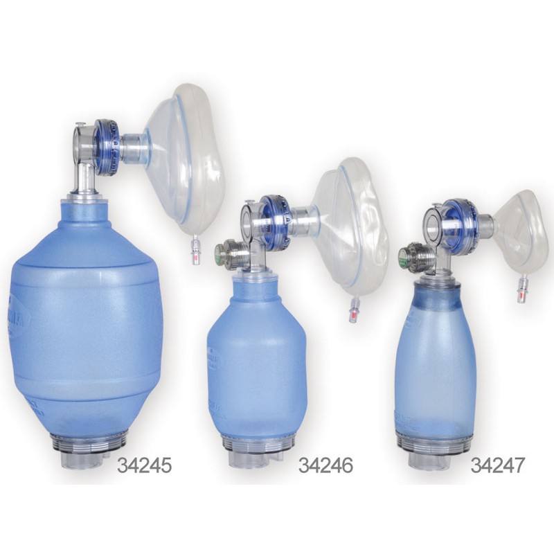 High Quality Silicone Resuscitator Bag with Masks Transparent Fully Autoclavable First AID For Sale