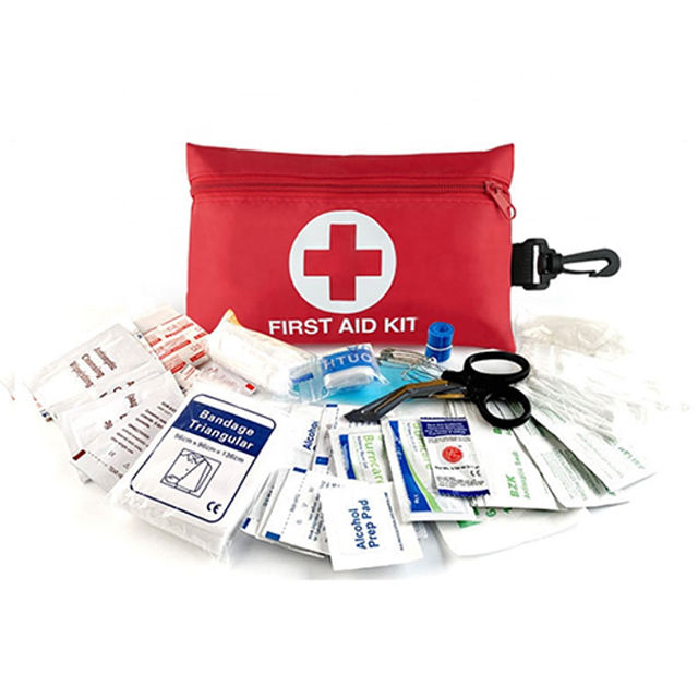 First Aid Kit ,100 Piece - Small First Aid Kit for Camping, Hiking, Backpacking, Travel, Vehicle, Outdoors