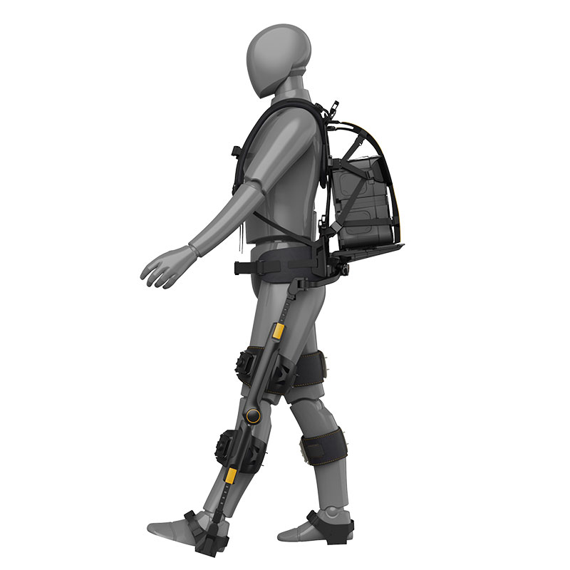 Aolai exoskeleton for helpping soldiers while carrying mission-essential equipment.