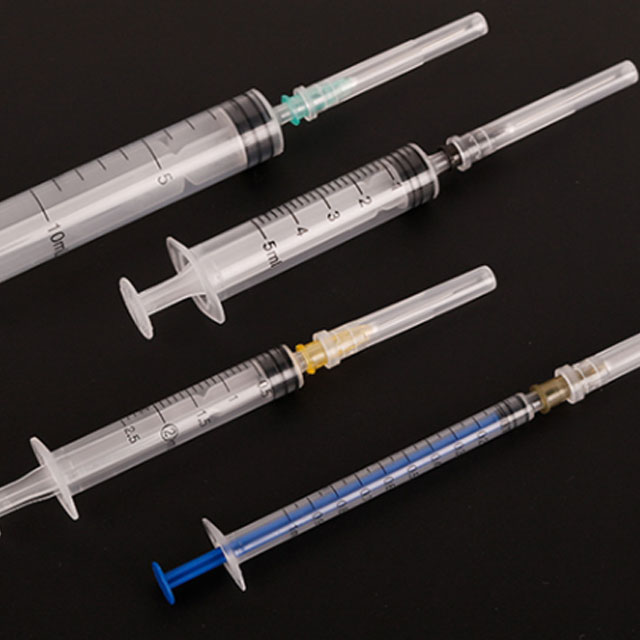 Medical Disposable Syringe with Needle for Human and Animal Use CE Approved Volume from 1ml to 60ml OEM Toxic Time Lock Parts