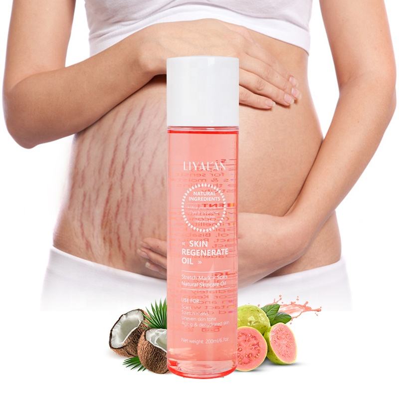 Private Label Pure Natural Maternity Skin Care Body Scar Repair Massage Oil Stretch Marks Removal Essential Body Oil