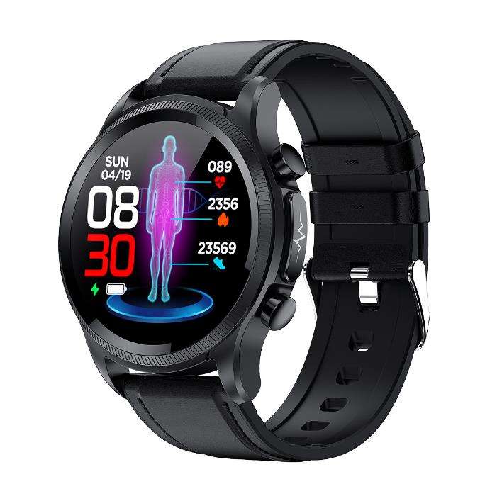 Smartwatch Non-invasive blood glucose ECG PPG Temperature Heart Rate Blood Oxygen Smart Watch BT