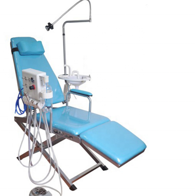 Cheap Dentalchair Foldable Dental Oral Light Operating LED Lamp Dental Chair Denta Instrument Recliner with Water Supply System
