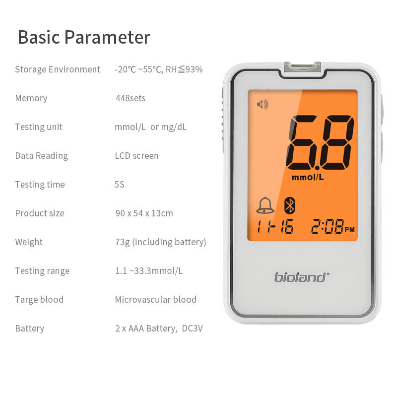 Smart blood glucose measurement tester GPRS blood glucose meter home blood lipid and cholesterol tester