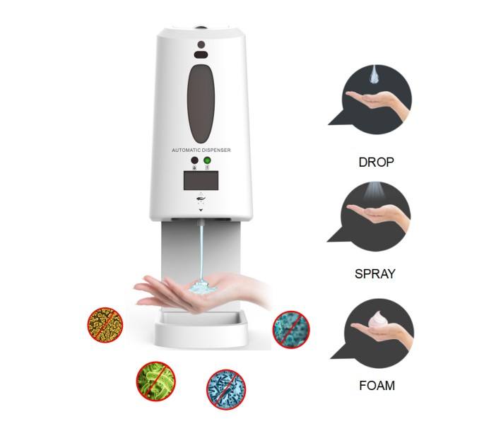 1300ml/44oz 2022 Best price touchless commercial soap dispenser liquid gel hand sanitizer body temperature test