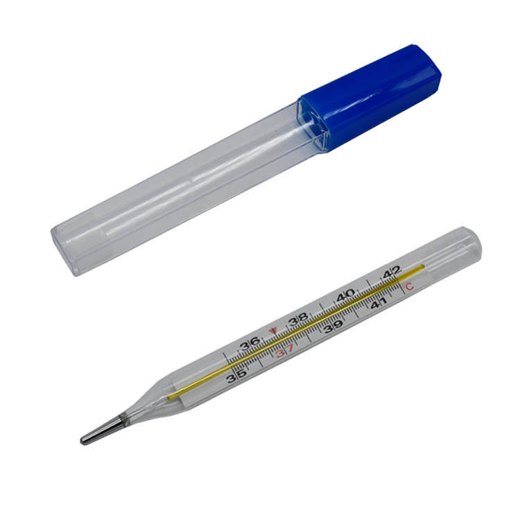 Mercury type armpit clinical glass thermometer for body temperature testing