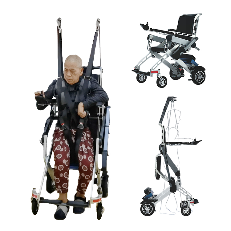 gait training kit patient electric stand up lifting and descending walking assist device leg rehabilitation equipment