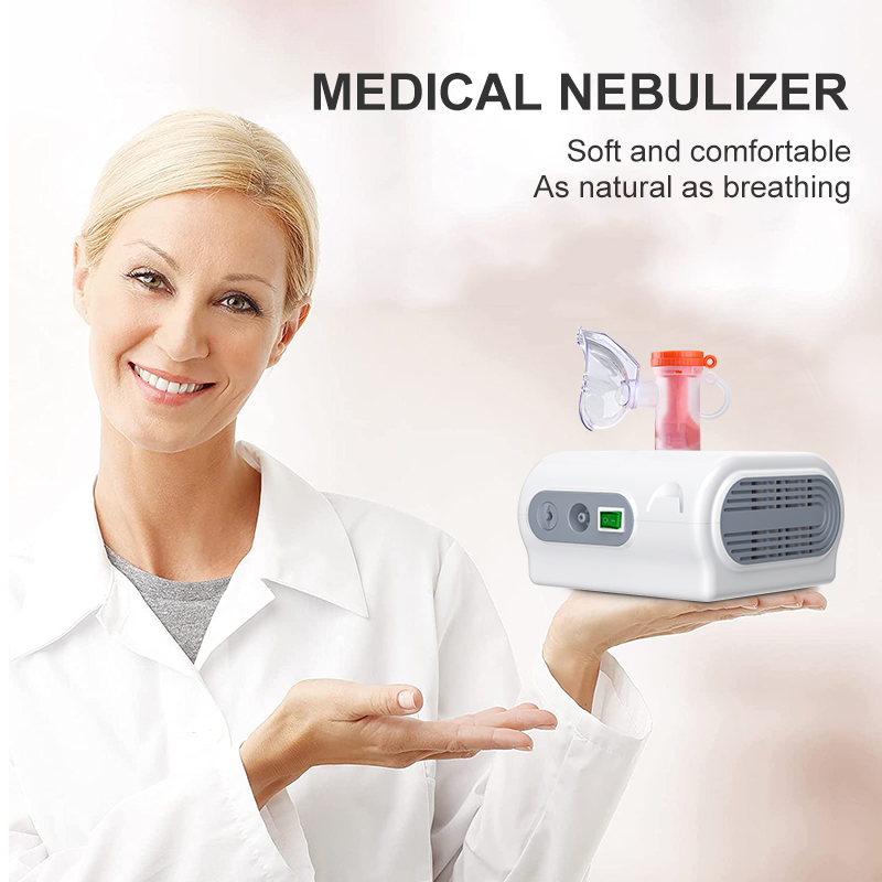 CE Cheap Price Medical Hospital Household Low Noise Adult Children Smaller Particles Factory Compressor Nebulizer