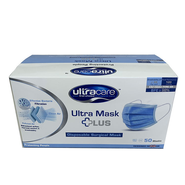 wholesale disposable medical surgical face mask 3ply Masque pour le visage Masque jetable Masque noir
