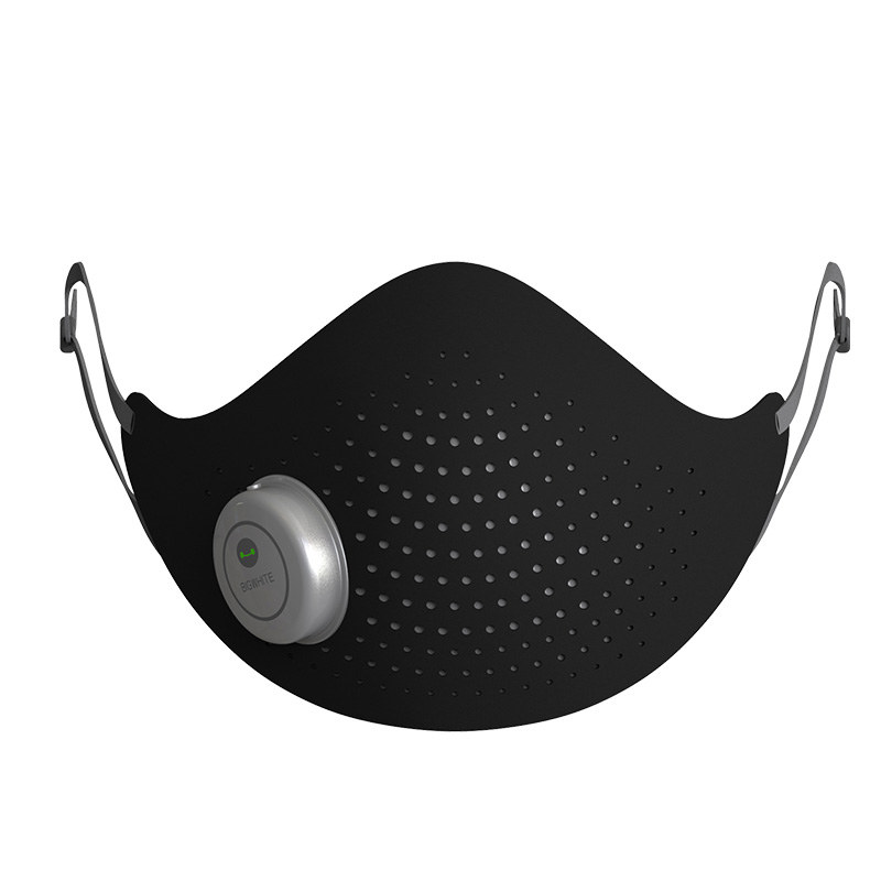 New Silicon Wearable Built-in Fan Purifying pm 2.5 Smart Black Electronic Masking with Air Purifier