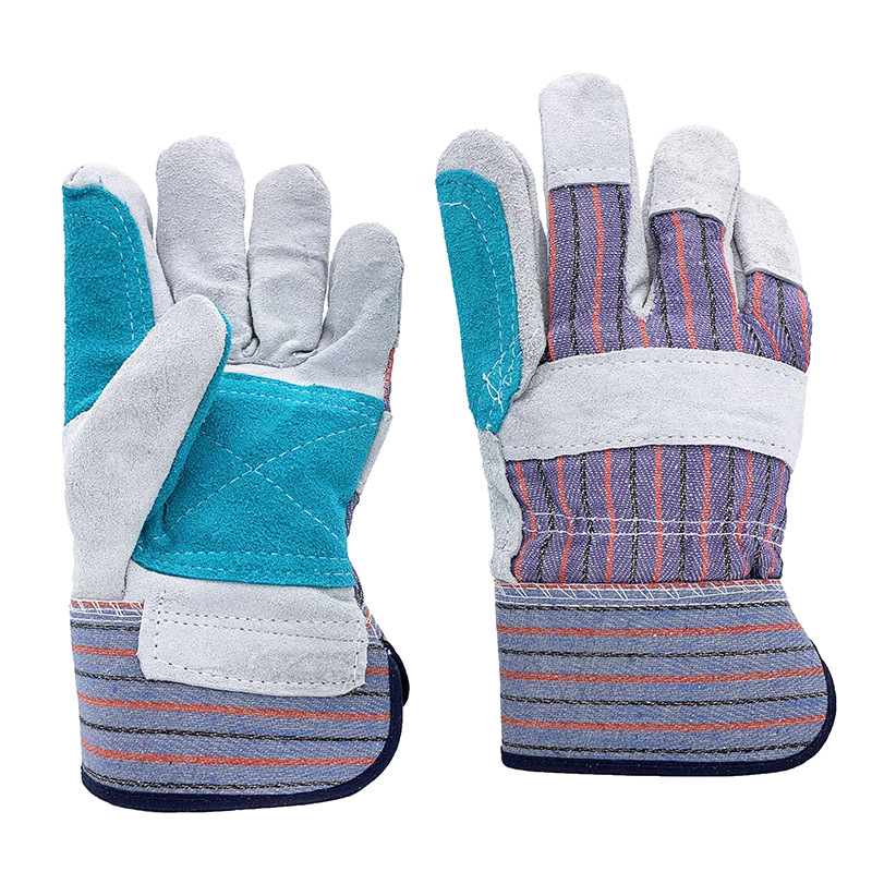 High Quality Professional Custom Cow Split Leather Welding Gloves Man Safety Work gloves