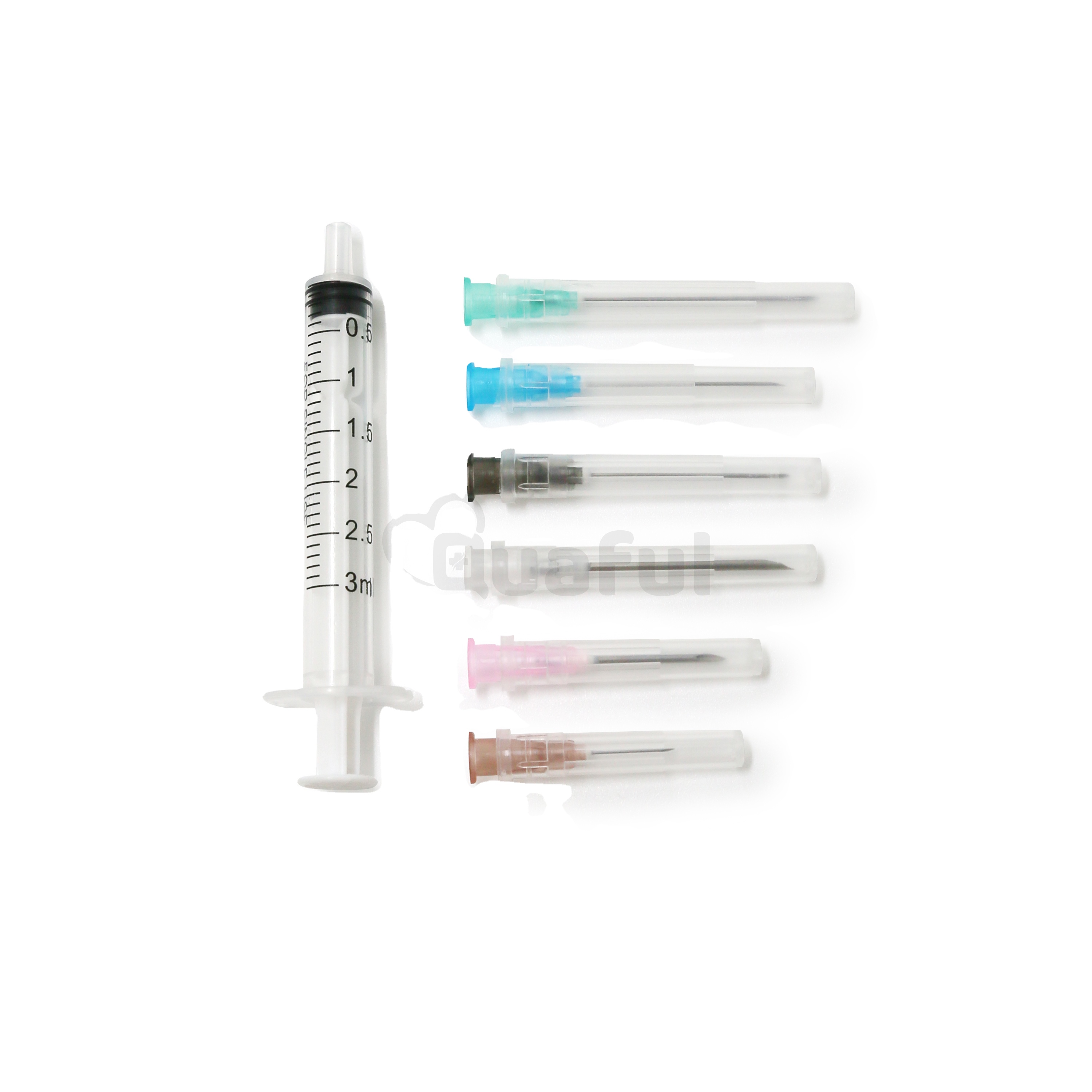 3ml Disposable Medical Plastic Luer Slip big Syringe 10ml 20ml With Needle 21G, 23G, 28G ISO CE