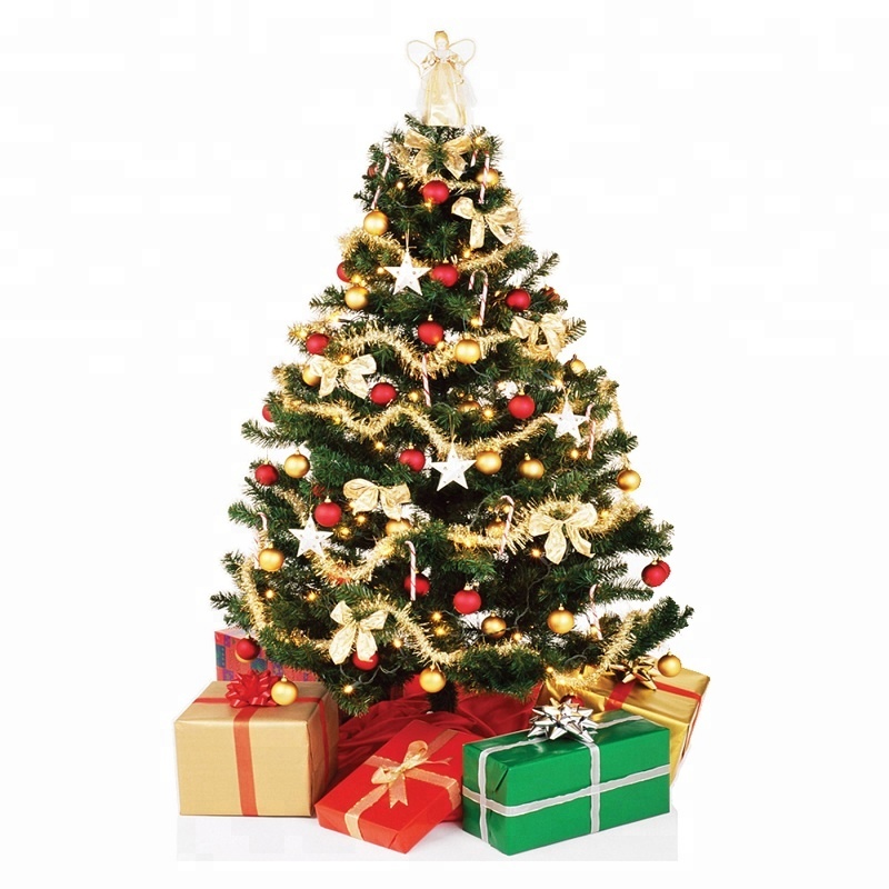 Decorated 20Ft 30Ft 40Ft 50Ft Giant Outdoor Lighting Christmas Tree With Decoration Balls
