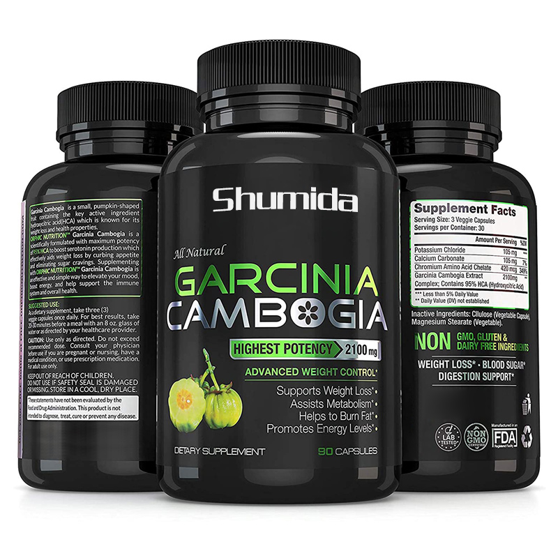 Natural weight manage weight loss capsules reduce appetite HCA garcinia cambogia capsules