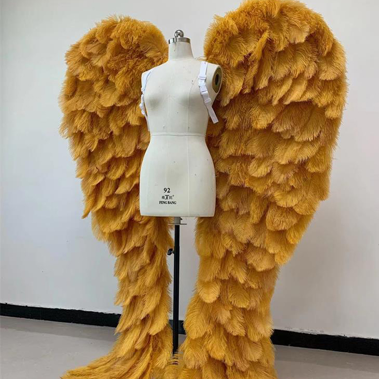 High quality white ostrich feather adult large Photography angel wings