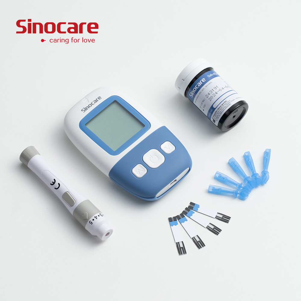 Sinocare Digital Diabetes Blood Glucose Meter Blood Sugar Meter Test Machine Blood Glucose Meter Glucometer