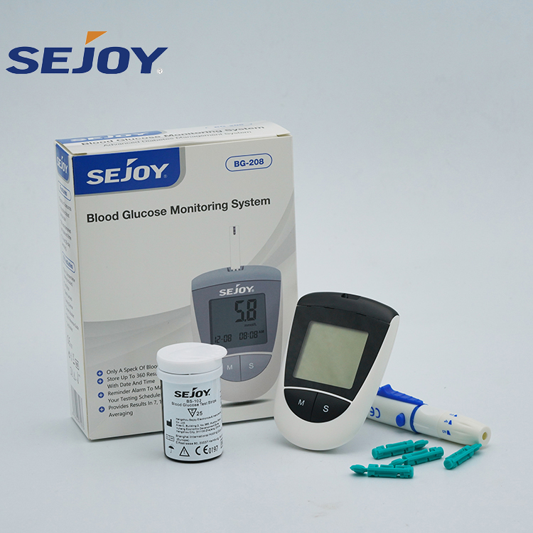 Blood sugar tester OEM portable code free digital non invasive glucometer machine