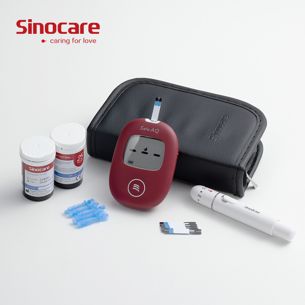 Sinocare Blood Sugar Checker Diabetes Measurement Continuous Blood Sugar Monitor Glucose Meter Diabetes Machine Price