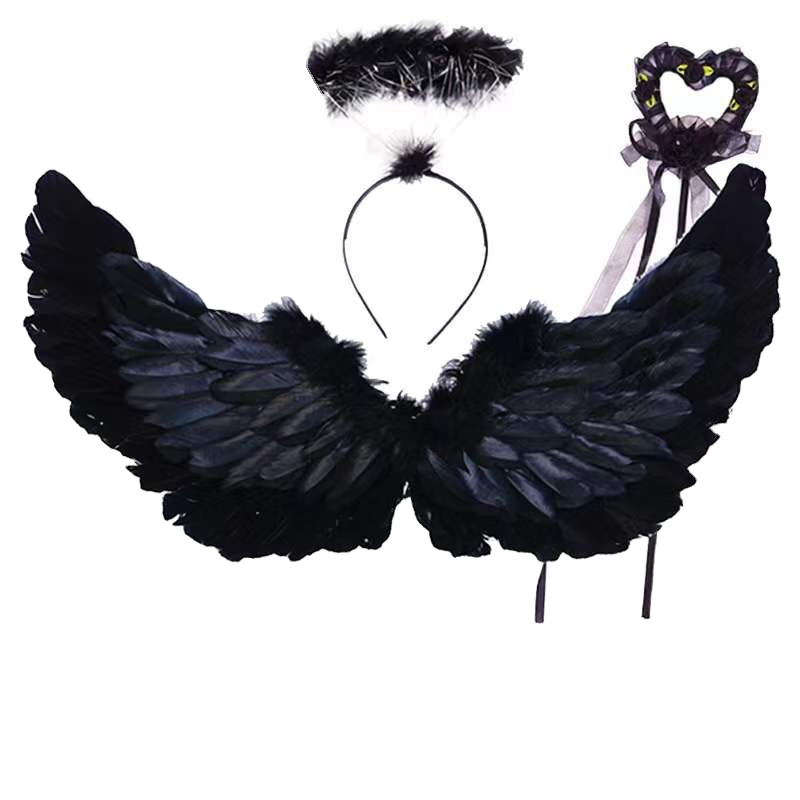 Swallow angel wings Feather wings Props children adult performance show wings