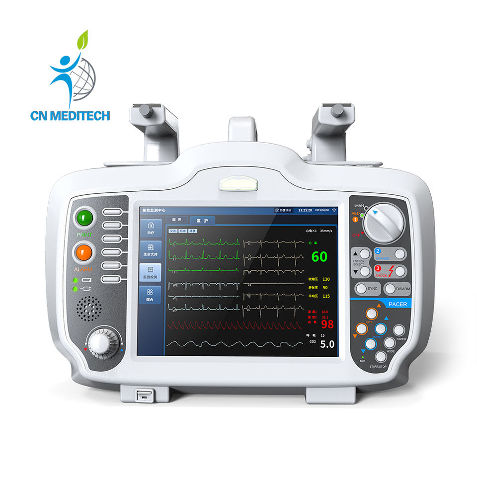 Hospital Use Automated Portable Electricity Biphasic Defibrillator
