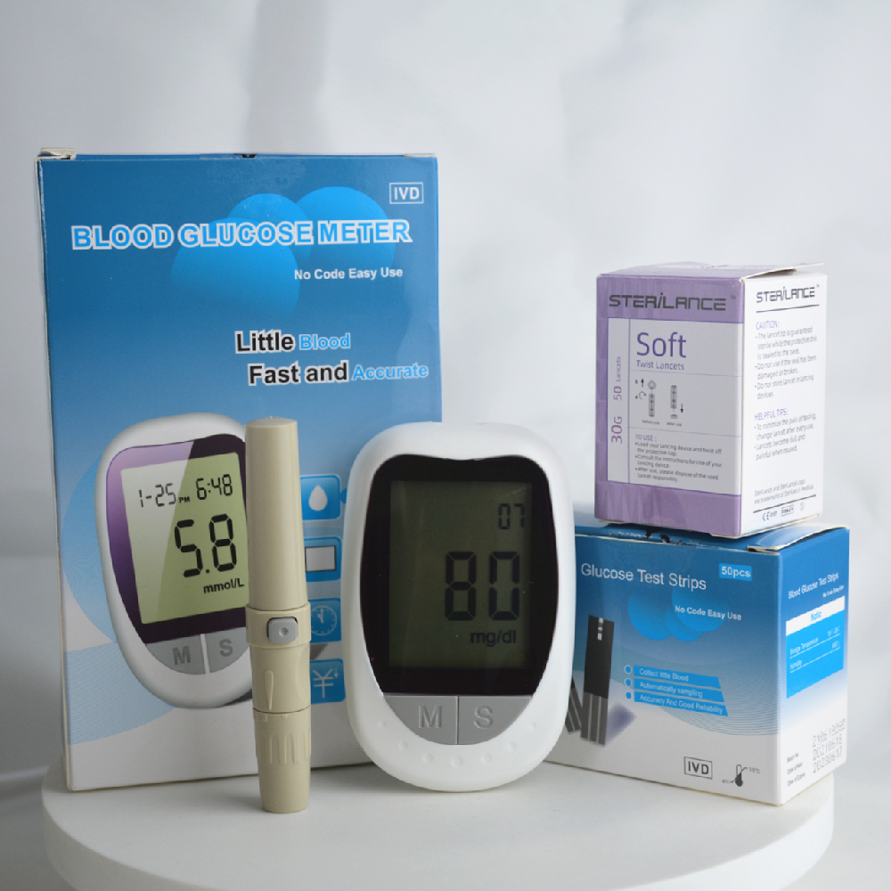 Handheld Customizable Electronic Home Use Intelligent Non Invasive Glucometer Blood Glucose Meter