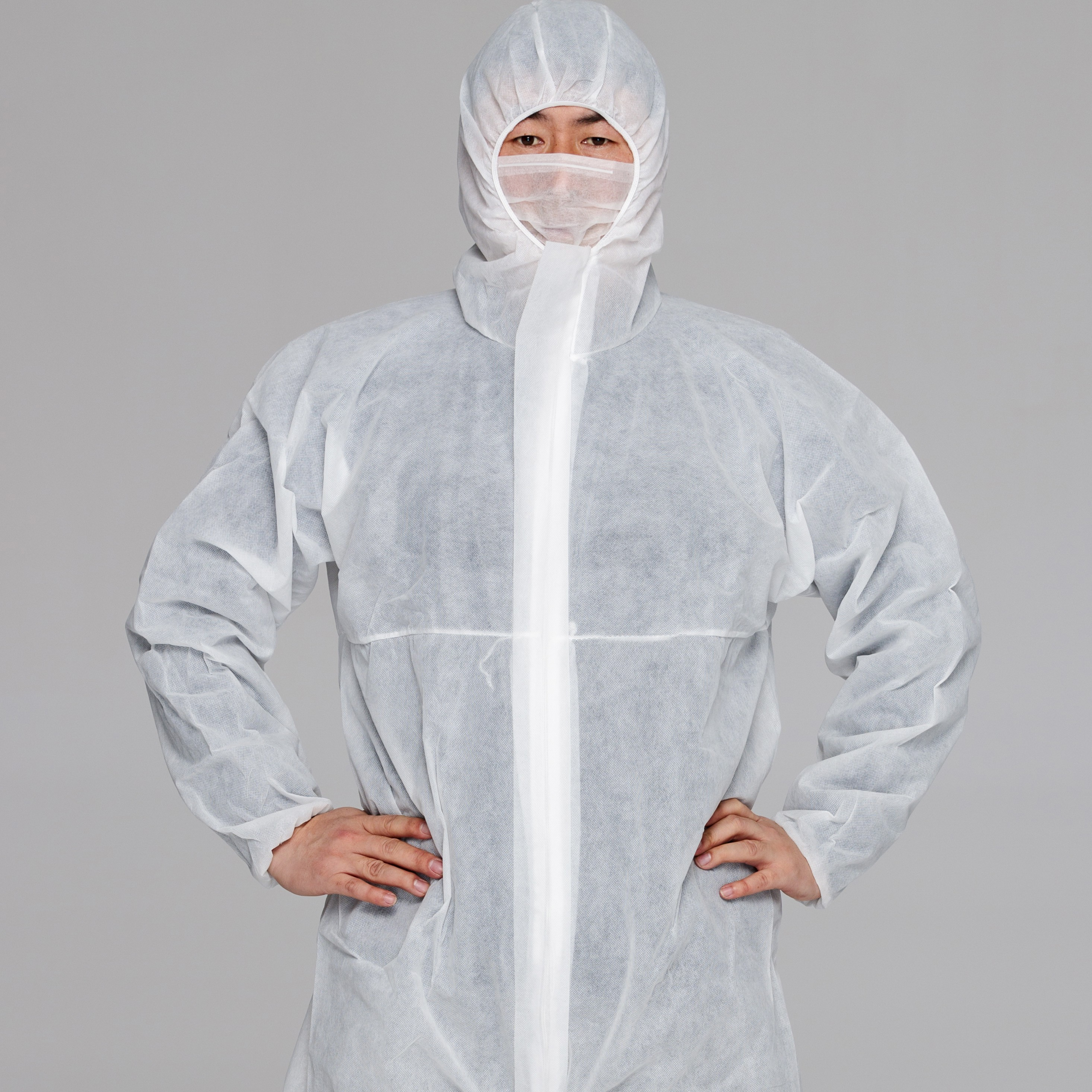 Factory Cheap high quality PP disposable protective clothing safety protection work clothes