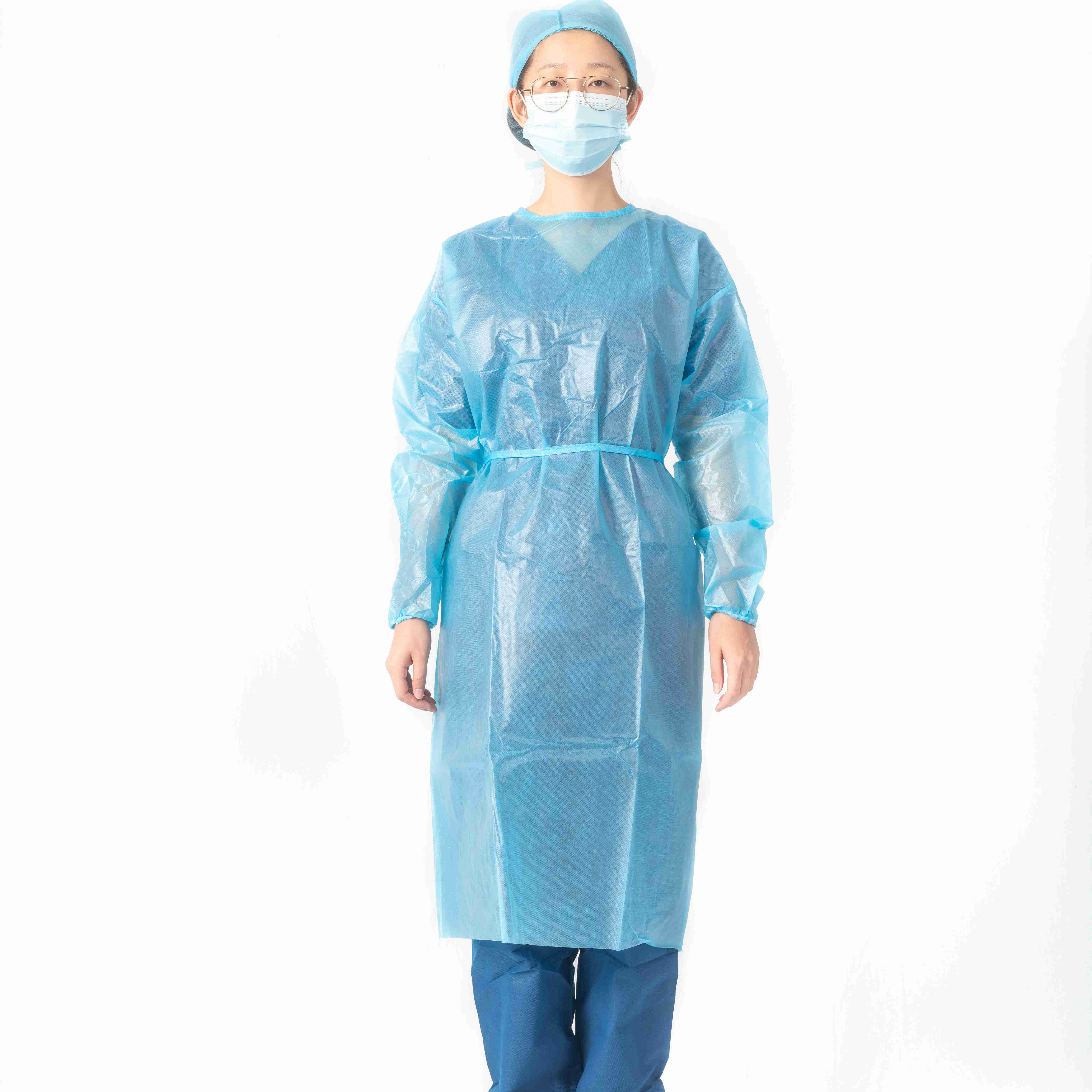 Customized Disposable PPE Personal Protective AAMI Level 1 2 3 Isolation Gowns Work Clothing Protection Suits