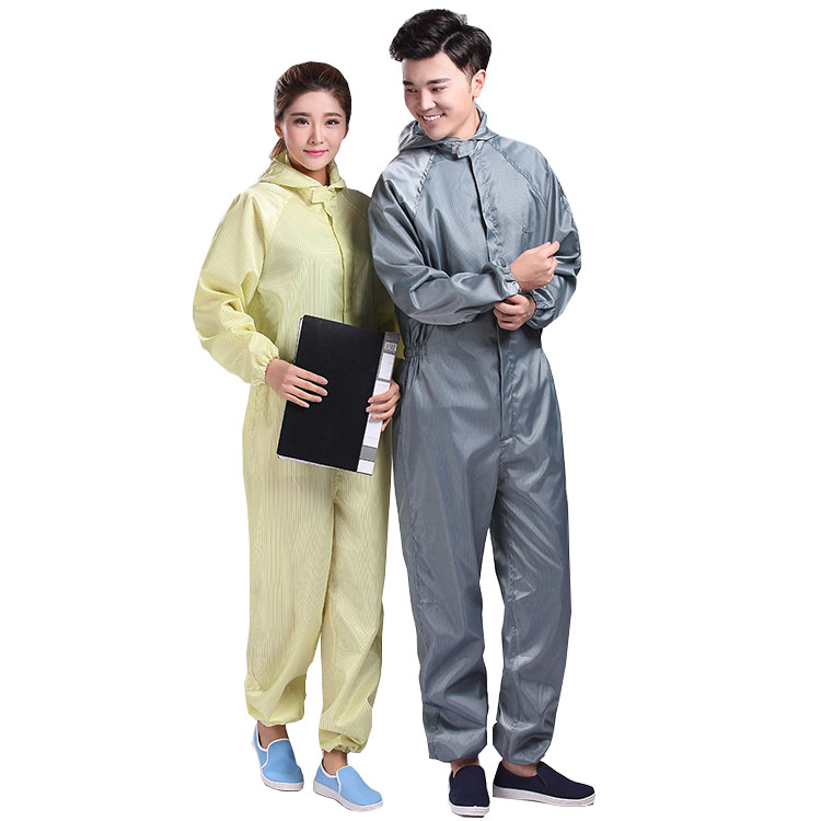 Cleanroom Use Anti-static Suits Protective Clothing Dust-proof Overalls Electrostatic Clothes Protective Work Wear