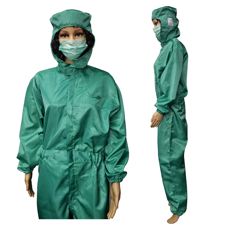 ESD Anti-static Garment Jumpsuit Cleanroom Workwear Protective Coverall Antistatic Lab ESD Clothes