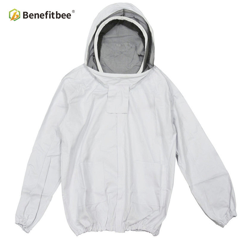 Beekeeping Beekeeper Jacket With Net Protective Veil Smock Bee Suit Coat