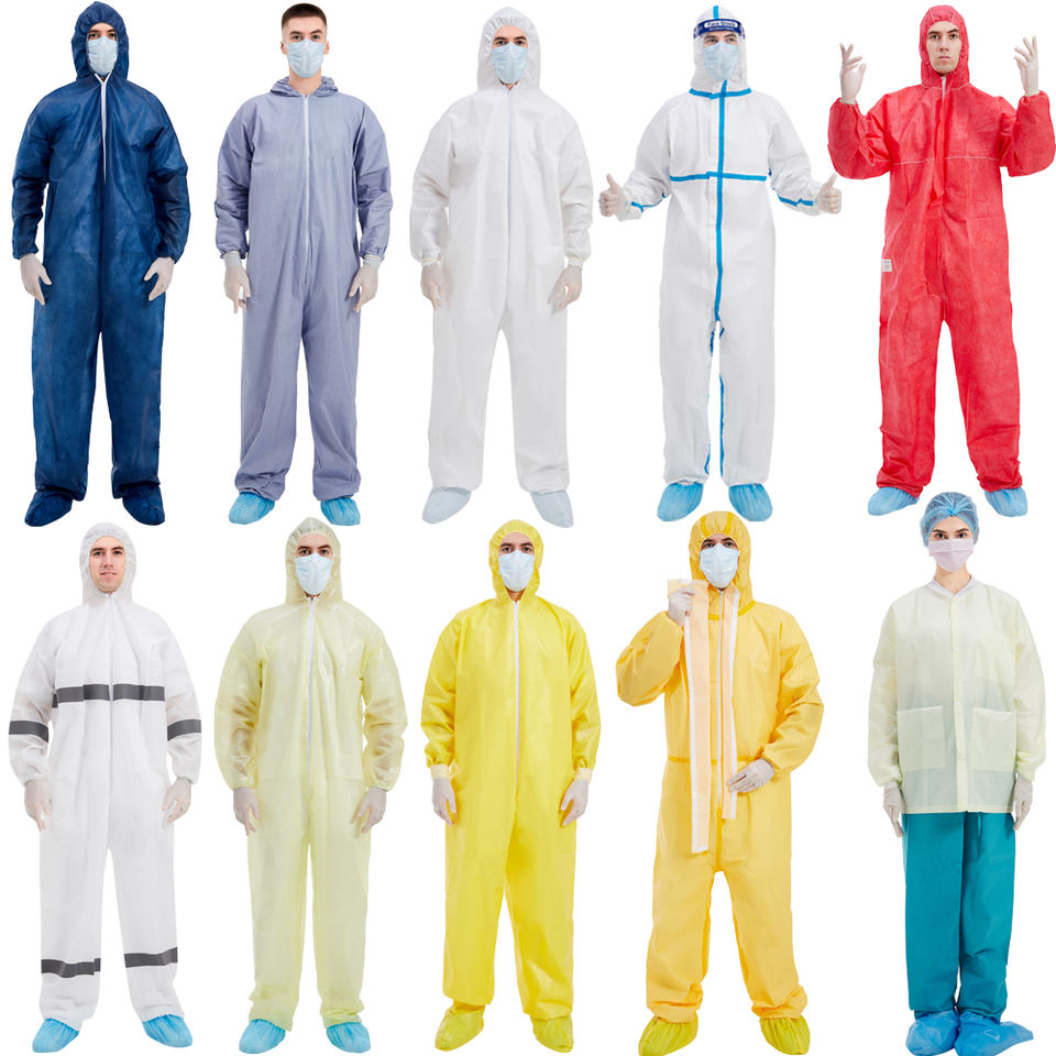 High Quality Cheap Breathable Washable Reusable Custom Coverall Protective clothing protective suit