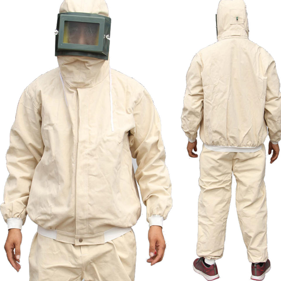 thick canvas sandblasting clothing protective