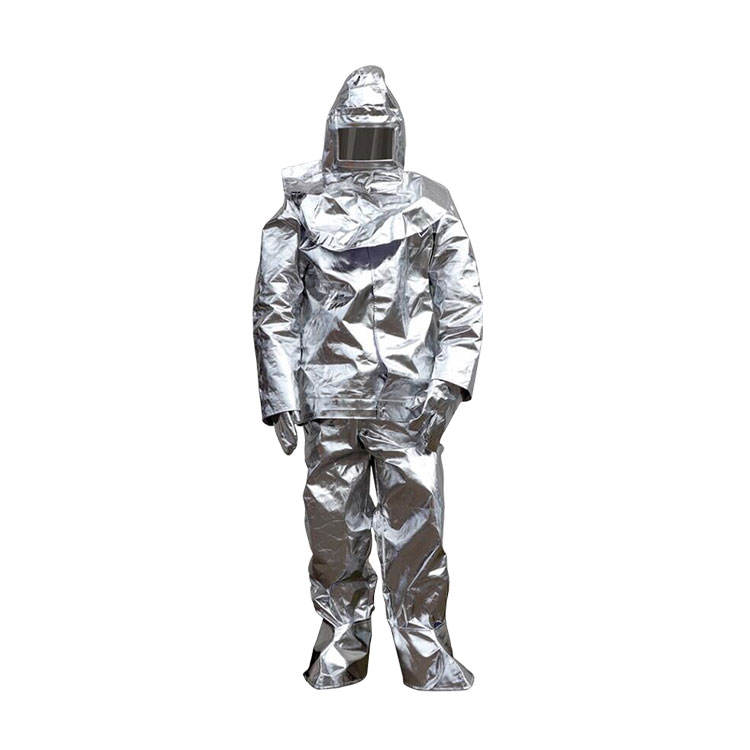 Anti Fire Heat Insulation Resistant Aluminum Resistant Suits Personal Protective Equipment For Fire Protective