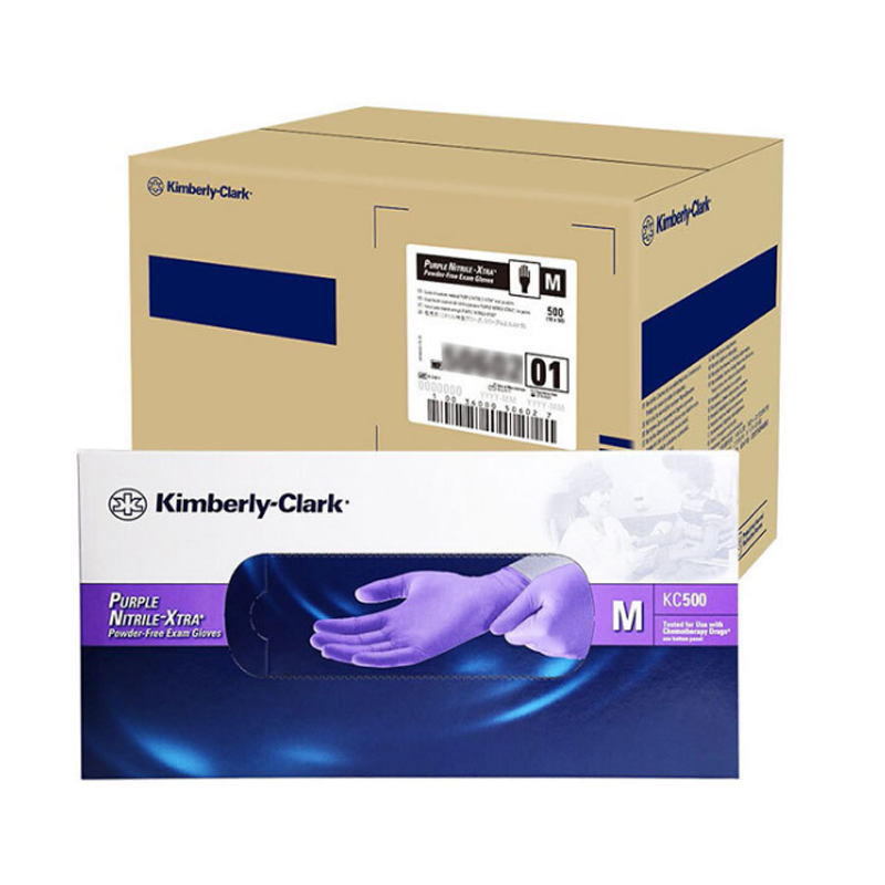 Hardy Factory Examination 8mli Blue Disposable Kimberly Clark Kc500 Nitrile Gloves