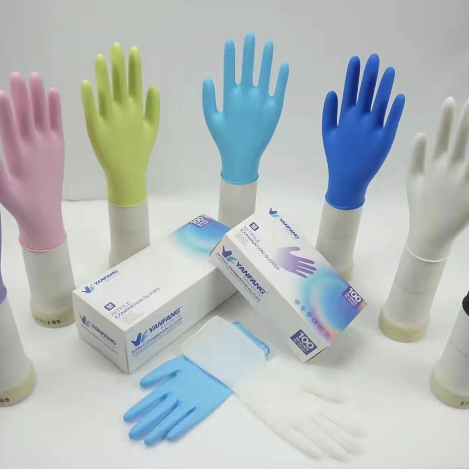 Powder Free Nitrile Gloves Powder-free Safety Gloves Nitrile Medical Examination Gloves