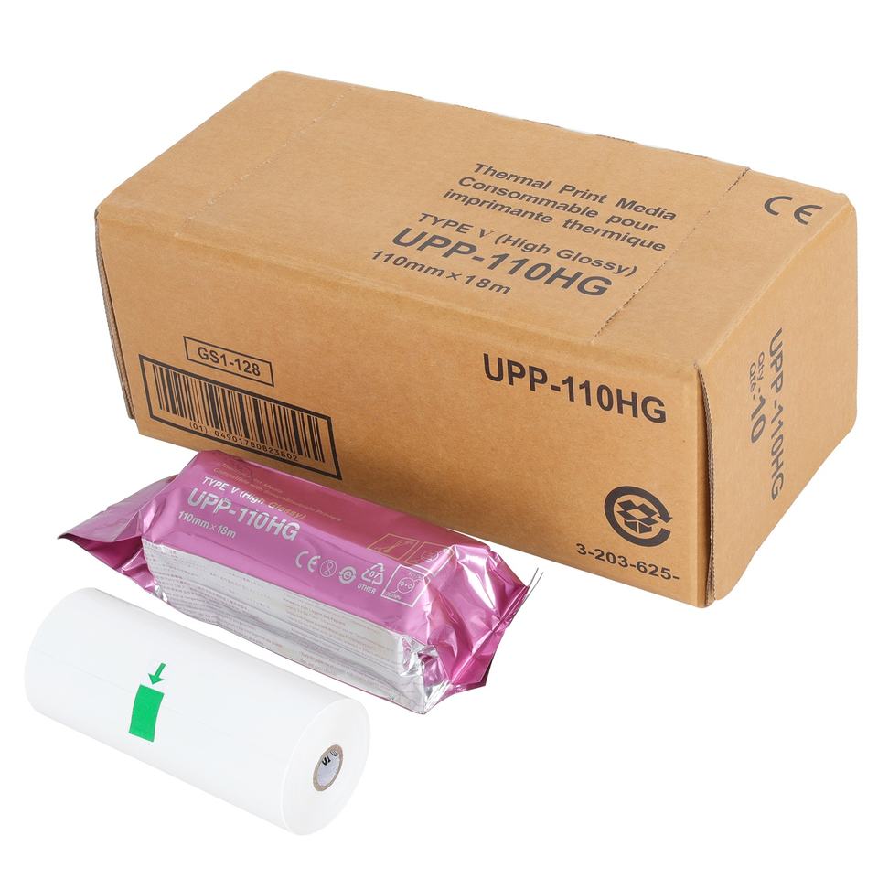 UPP-110HG Ultrasound Thermal Paper Rolls Factory for Video Printer Paper Medical Materials & Accessories Class I