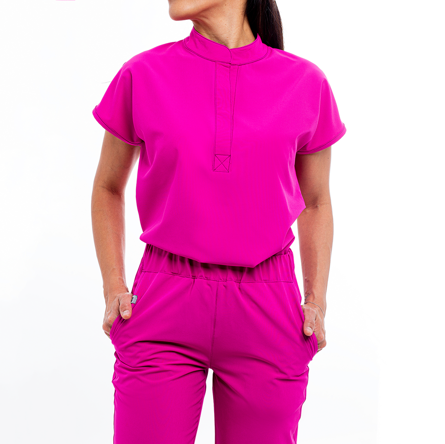 Fashionable Women Hospital Nurse Uniform Designs Elastic Waist Medical Uniform Hospital Nurse Scrubs Uniform Sets