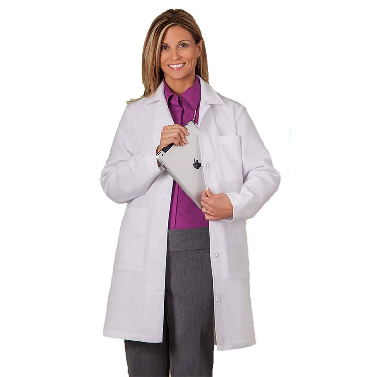 Hospital Work Clothing Doctor's White Lab Coat Nurse Uniforms Medical Scrubs And Patient Gowns