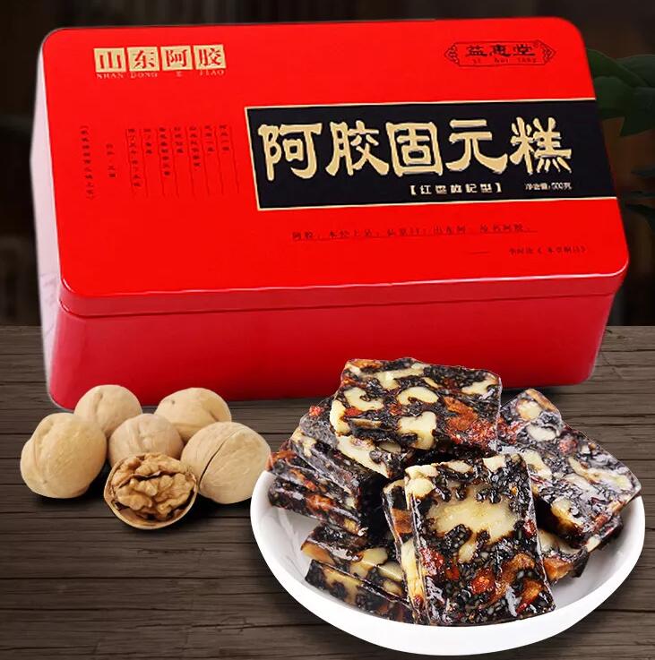 Nourishes blood and nourishes the intestines Improve immunity red dates wolfberry donkey-hide gelatin cake