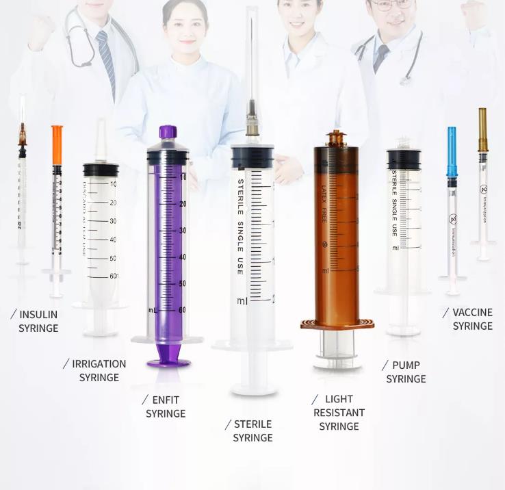 WEGO Hospital Supplies Medical Grade PP Medic Disposable Syringes And Needles