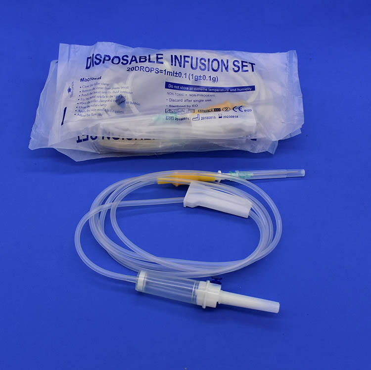 Disposable iv infusion set 220cm luer lock