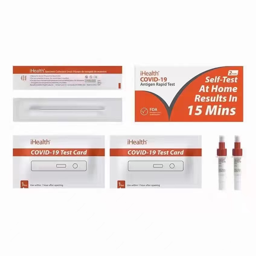 iHealth Flowflex Covid-19 Rapid Test Kit Home Use H.Pylori FDA TGA CE ISO Self Testing Antigen Cassette Acon Clungene Realy Testsealabs