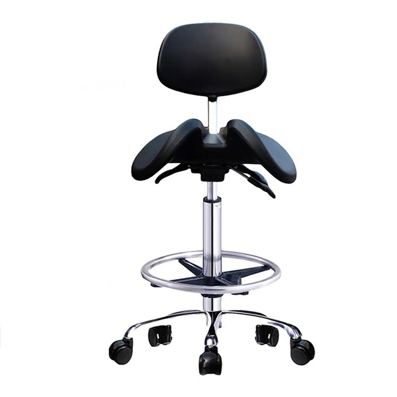 Hot selling high quality dental chair saddle chair hip split bottom stainless steel support strong bearing capacity suitable