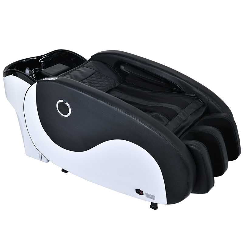 Luxury electric massage shampoo chair, back leg massage with audio, customizable color LOGO