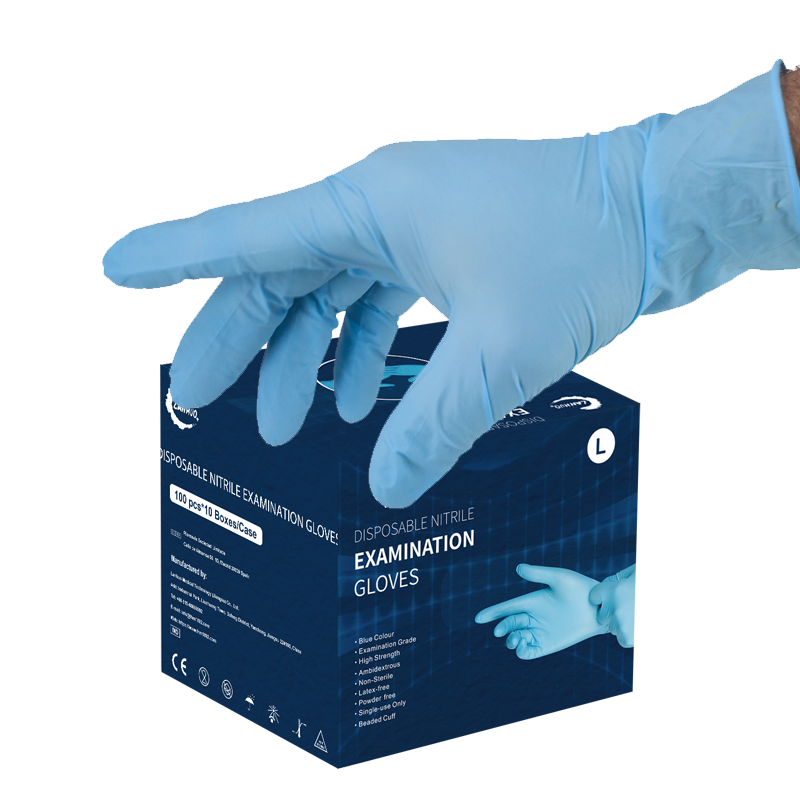 Wholesale Cheap High Quality Powder Free Disposable hand Gloves Custom Sterile Non Medical Touch Screen Safety Nitrile Gloves